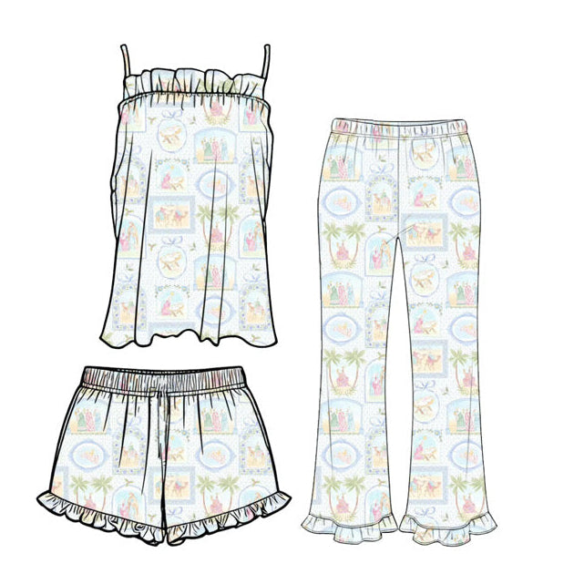 Women's Silent Night 3-Piece Tank Top Set * ETA 09/30