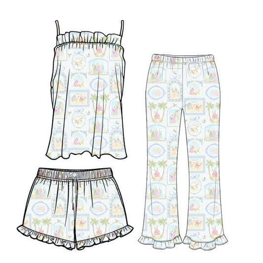 Women's Silent Night 3-Piece Tank Top Set * ETA 09/30
