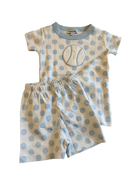 Magnolia Baby- At The Ballpark Pajama Set