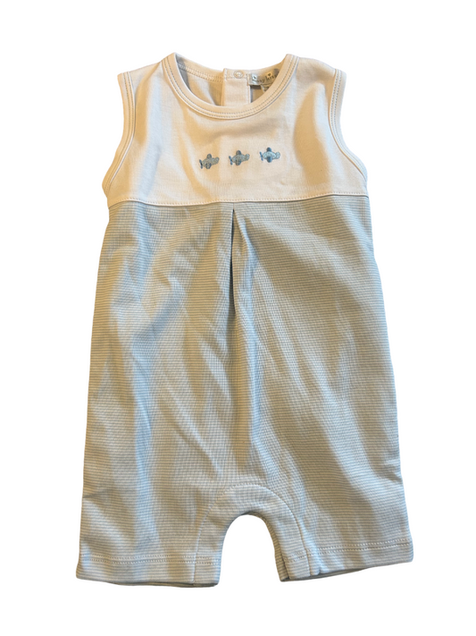 Kissy Kissy- Sleeveless Airplane Playsuit