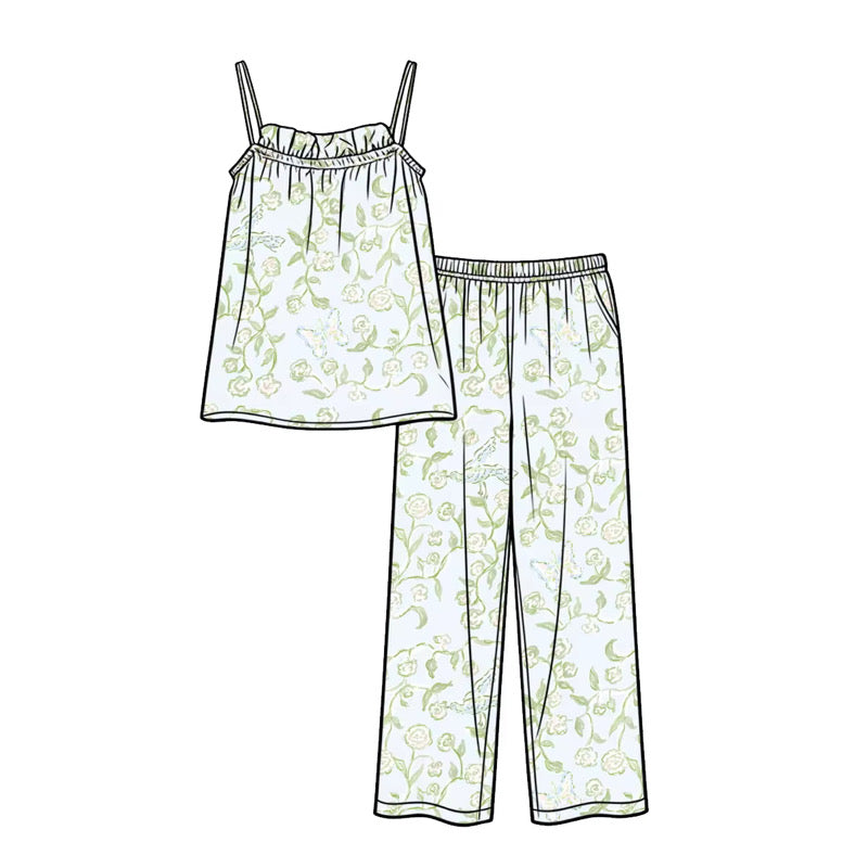 Women's Songbird Garden Tank Top Pajama Set *ETA May*