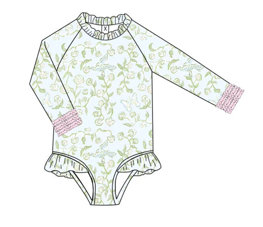 Children's Songbird Garden Rash Guard *ETA May*
