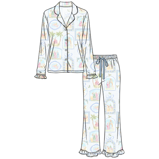 Women’s Frilly Silent Night Set - * ETA 09/30