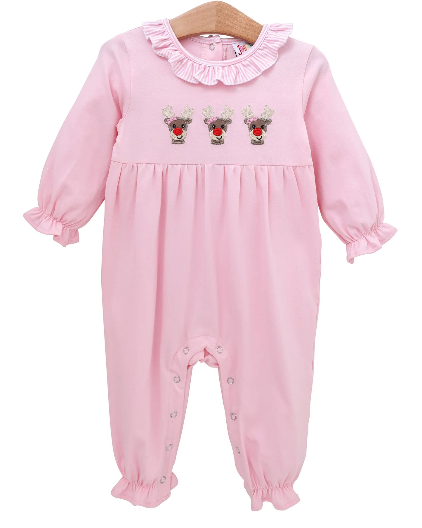 Run Run Rudolph Ruffle Romper