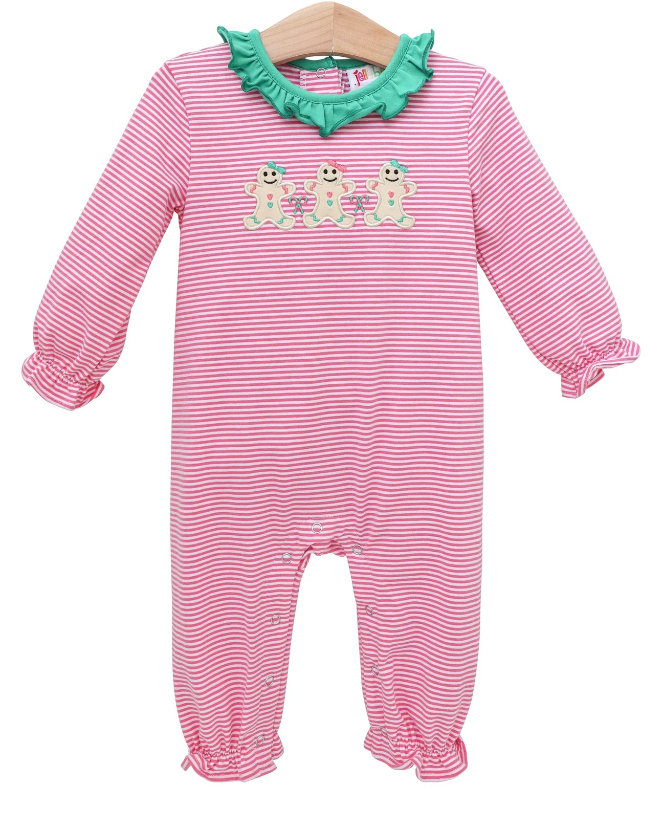 Sweet Christmas Treat Ruffle Romper