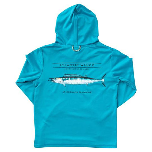 Proodah Wahoo Performance Hoodie in Barrier Reef