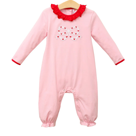 Cupid's Bow Ruffle Romper