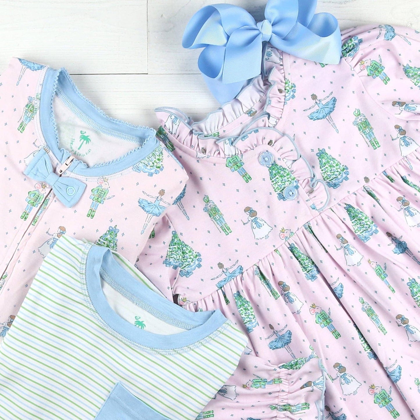 Girls Bamboo Onesie - Nutcracker