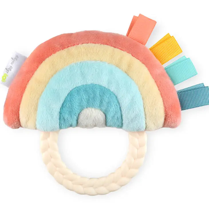 Copy of Ritzy Rattle Pal Plush Rattle Pal with Teether - Rainbow