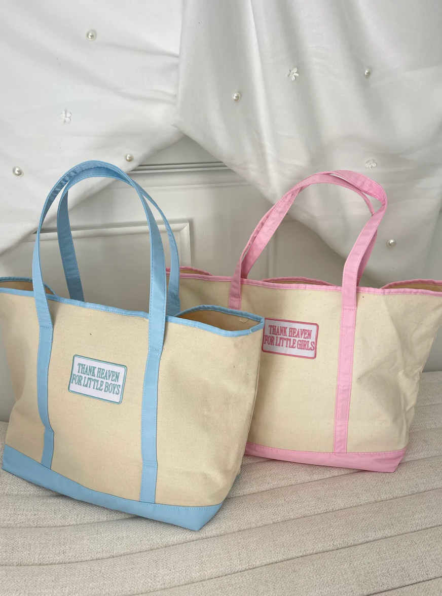 Thank Heaven - Canvas Boat Tote
