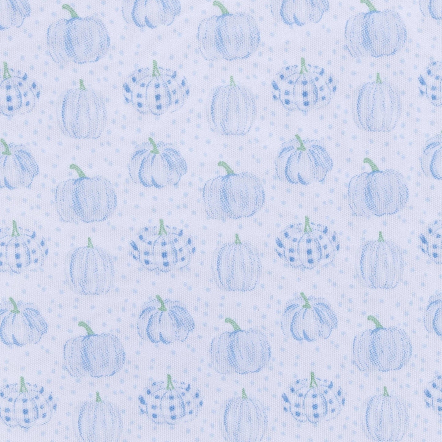 Precious Pumpkins Long Pajamas - Light Blue