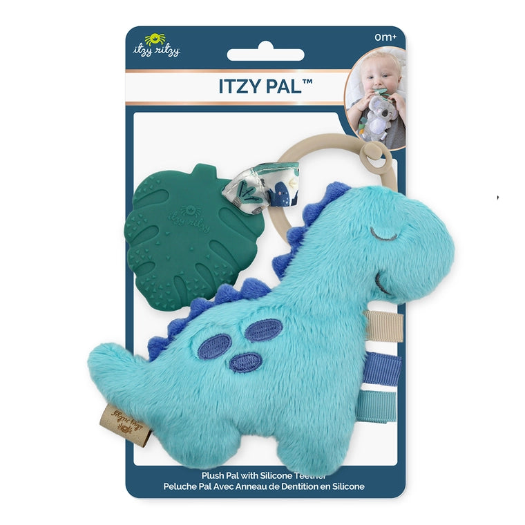 Itzy Pal™ Plush + Teether - Dino
