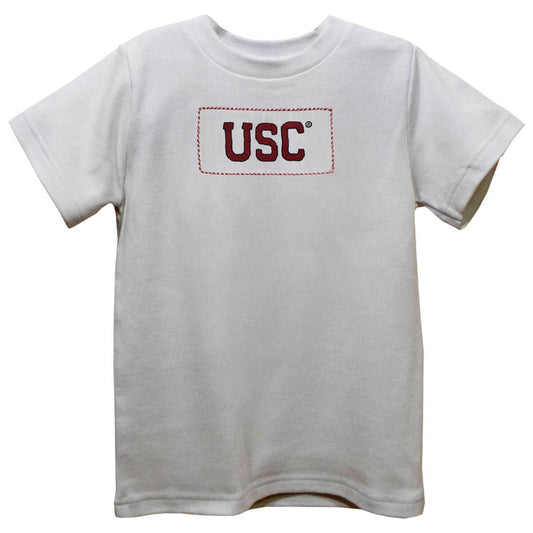 South Carolina Gamecocks Smocked Knit Short Sleeve T-Shirt