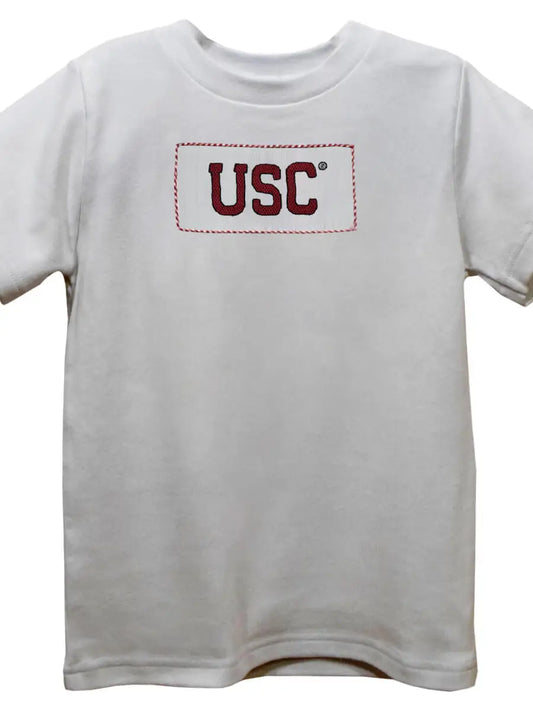 South Carolina Gamecocks Smocked Knit Short Sleeve T-Shirt