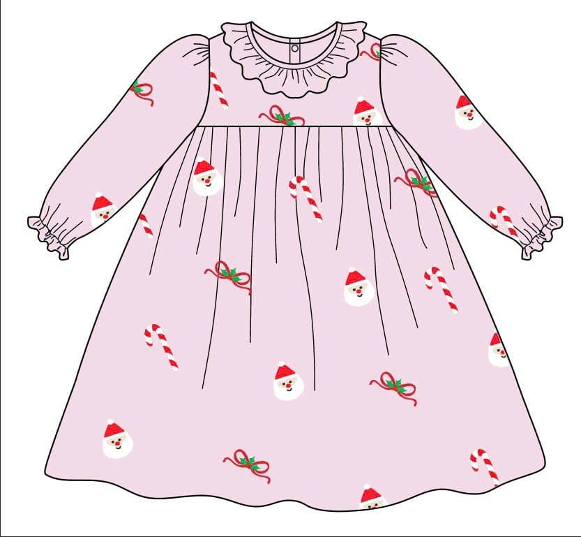 Christmas Embroidery Dress