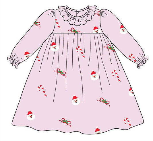 Christmas Embroidery Dress