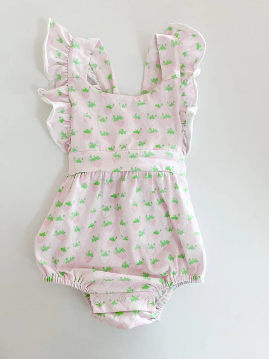 Strawberry Sunsuit Bubble