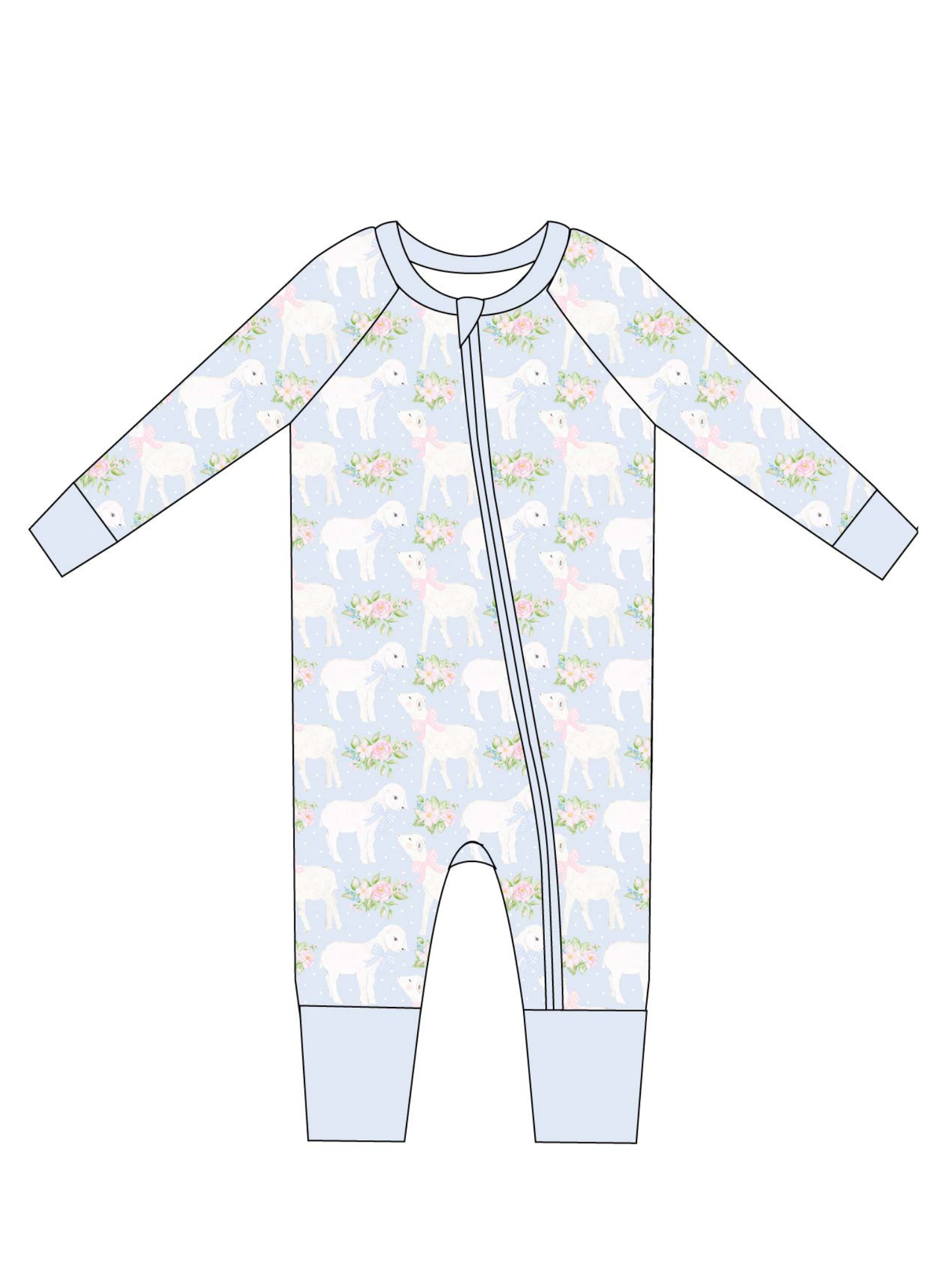 Easter Lambs Zip Jam