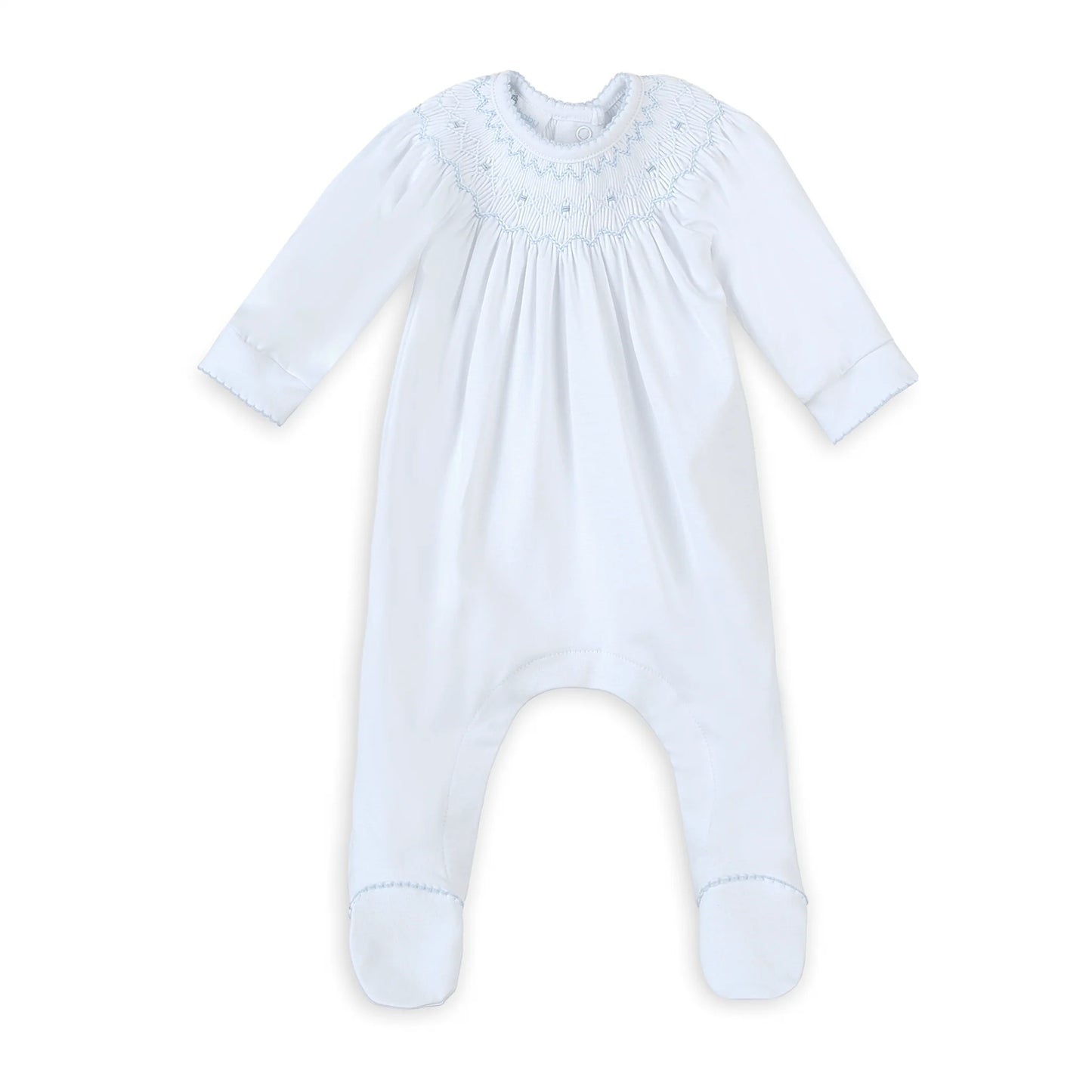 Landon's Classics Bishop Footie - Light Blue